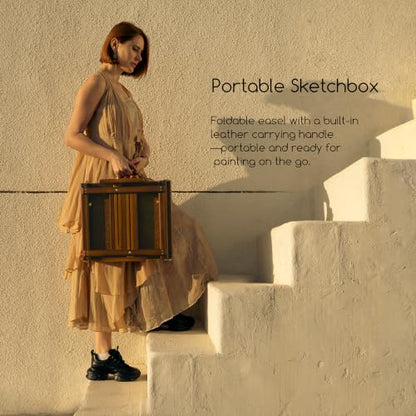 Portable Tabletop Easel for Painting
