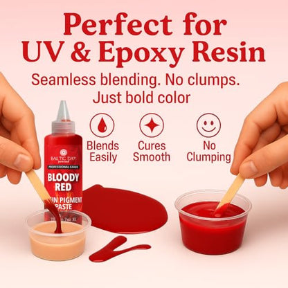 Red Epoxy Resin Pigment Paste 6.7oz