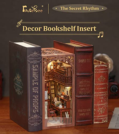 Book Nook Kit DIY Miniature House Dollhouse for Adults