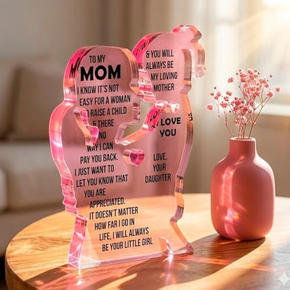 Mom Gift from Daughter Acrylic Plaque
