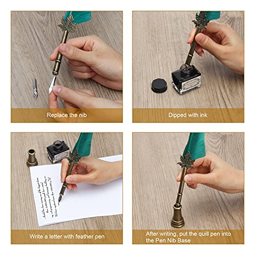 Quill Pen and Ink Set (8 Count)