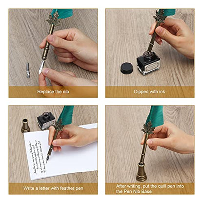 Quill Pen and Ink Set (8 Count)