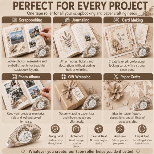 Glue Tape Roller (8 Count)