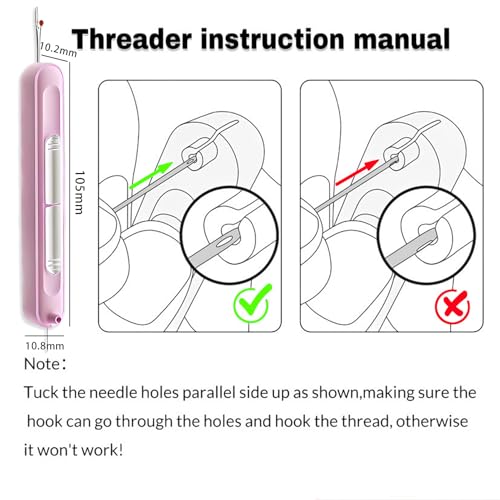 Upgraded 2 in 1 Automatic Needle Threaders Seam Ripper