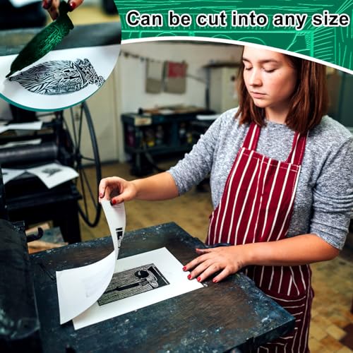 8 Pcs 8 x 10 Inch Linoleum Blocks for Printmaking