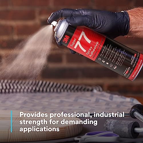 Super 77 Multipurpose Permanent Spray Adhesive Glue (16.75 Ounce)