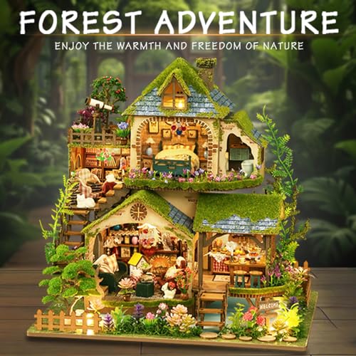 DIY Miniature House Kit for Adults