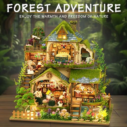 DIY Miniature House Kit for Adults