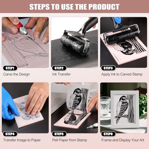 Linocut Kit for Printmaking