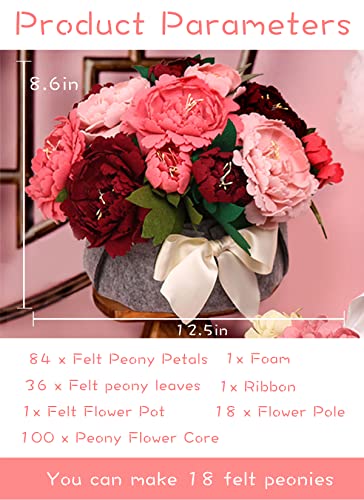 BAZIMA DIY Felt Flower Art Craft Kit