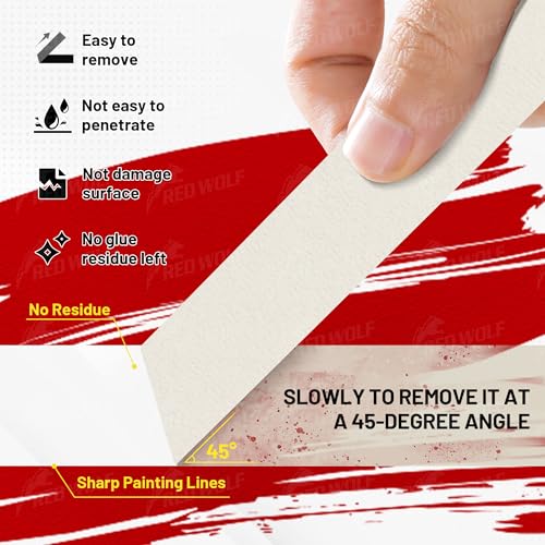1.41" x 60 Yards Masking Tape 3 Pack (3 Count)