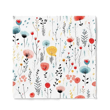 Fresh Bouquet Paper Napkins 3 (20 Count)