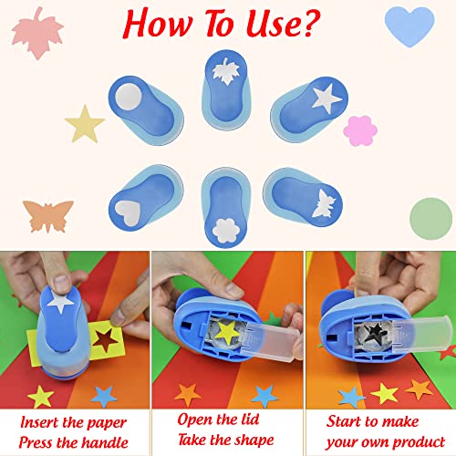 Set 6 Craft Hole Punch 1