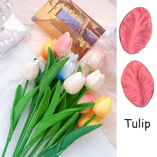 Gumpaste Flower Silicone Veiner Mold 8 Set