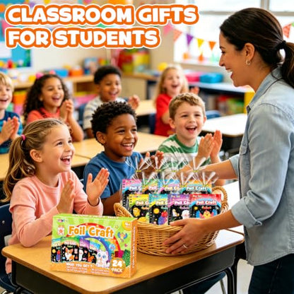 Foil Art Party Favors for Kids (24 Count)