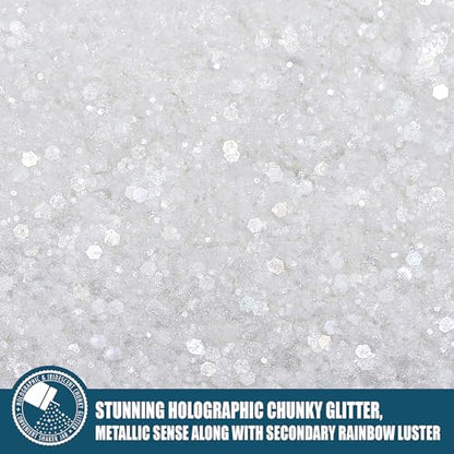 Iridescent Chunky Glitter 5.64oz (5.64 Ounce)