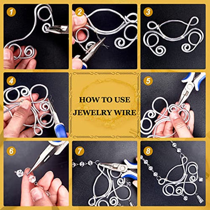 10 Gauge Jewelry Craft Aluminum Wire 80 Feet Bendable Metal Sculpting Wire for Craft Floral Model Skeleton Making (80 Foot)
