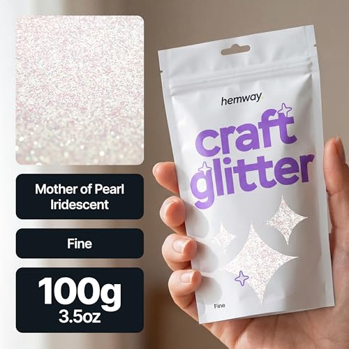 Craft Glitter Mother of Pearl Iridescent 100g Fine Glitter (3.5274 Ounce)