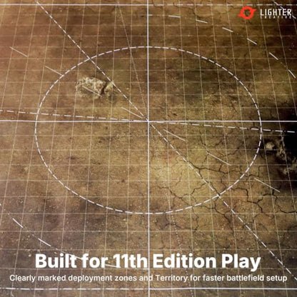 44'' x 60'' Battle Mat Gridded War
