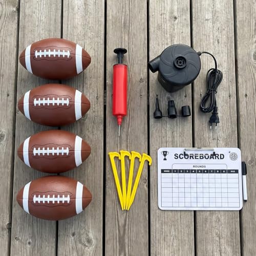6FT Inflatable Football Target Toss Game for Events & Parties