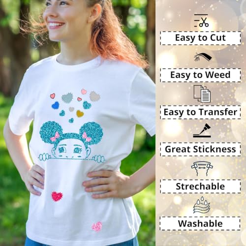Glitter Heat Transfer Vinyl