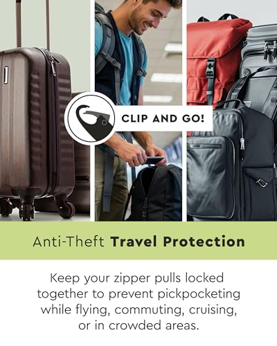 Double Sided Anti Theft Zipper Clips