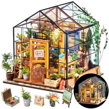 DIY Miniature Greenhouse Kits for Adults