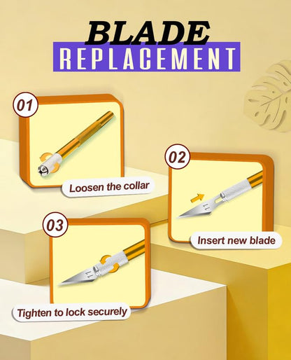 Hobby Knife Kit with 20#11 Blades (11 Count)