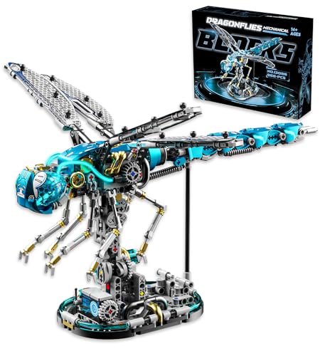 Mechanical Dragonfly Building Blocks for Adults