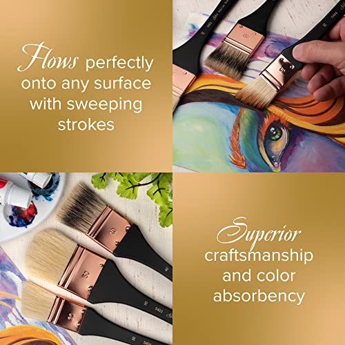 Silver Atelier Oval Mottler Oil Paintbrush