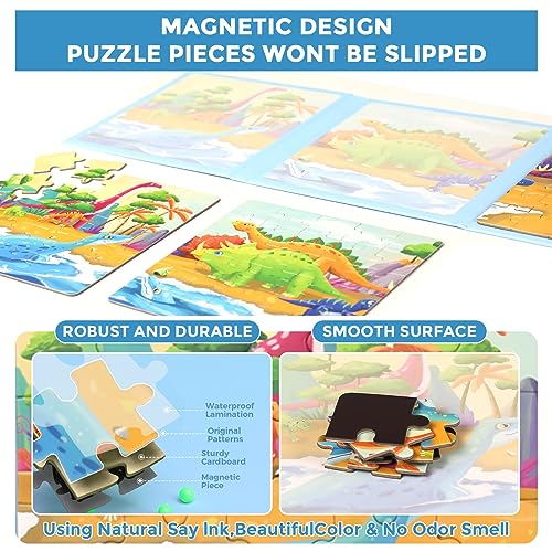 Magnetic Puzzles for Kids Ages 4 (91 Count)