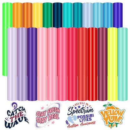 Bright Heat Transfer Vinyl
