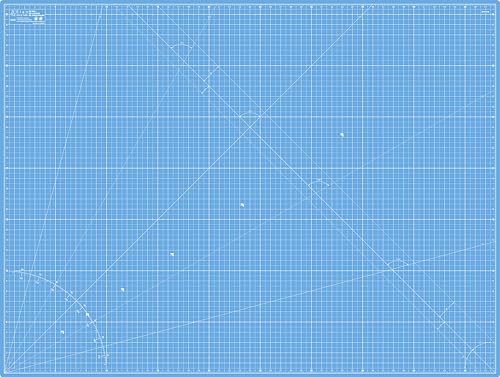 Cutting Mat A0 Blue