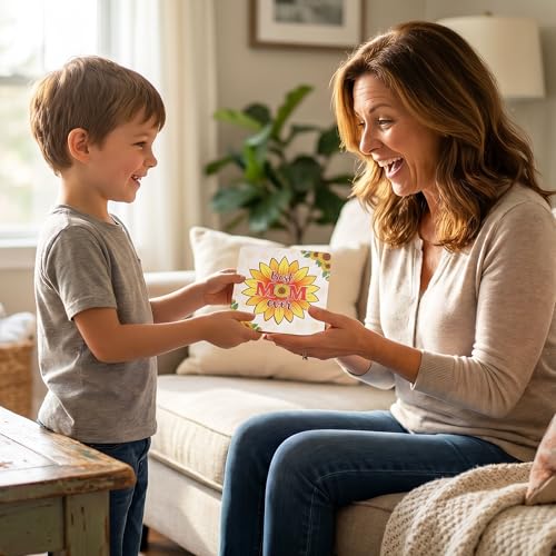 Flower Handprint Plaque For Mother's Day