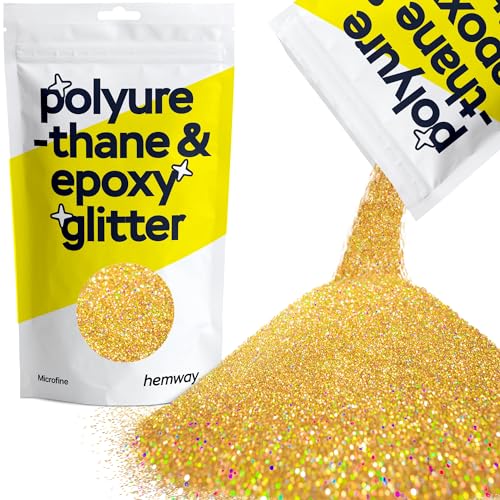 Resin Glitter Gold Holographic 100g Microfine (3.5274 Ounce)