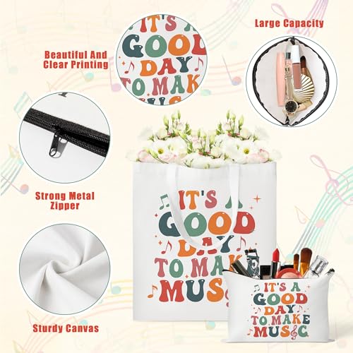 Colorful Music Canvas Bag