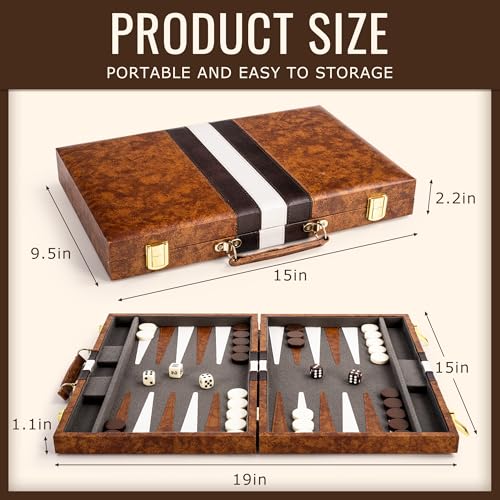 Backgammon Board Game Set