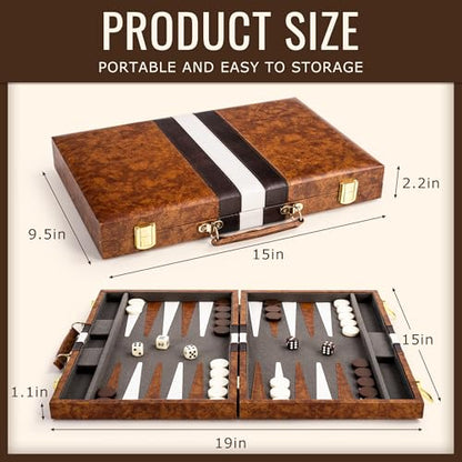 Backgammon Board Game Set
