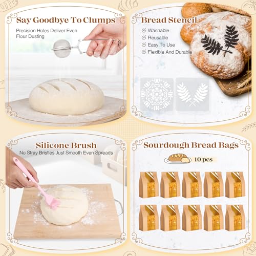 Sourdough Starter Kit Complete Set with Tools (31 Count)