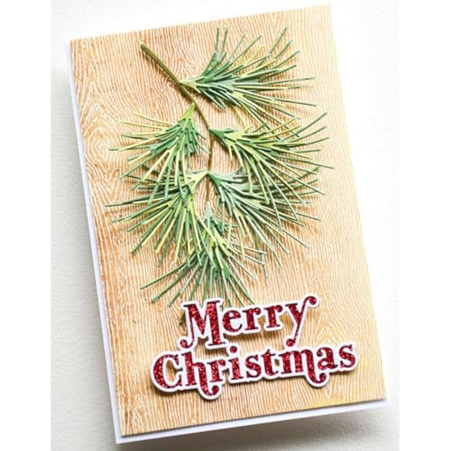 Metal Cutting Dies DIY Merry Christams Embossing Stencil Template Scrapbooking Card Making Mold Photo Album Arts Crafts Tools