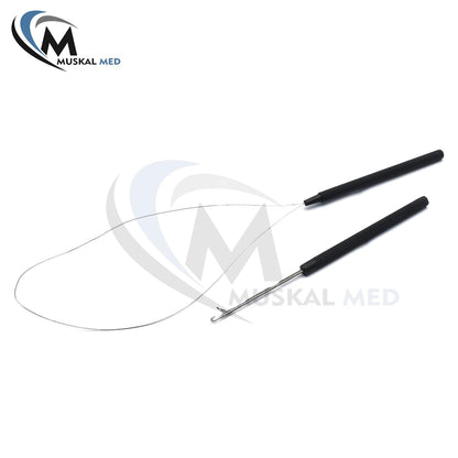 Professional Hair Extension & Beading Tool Kit Remove Plier Set for beads (4 Piece) I-Link Micro Ring Loop Needle Pulling Hook Threader Wire for Silicone Rings (Black)