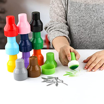 3PCS Sets Ink Applicator with Storage Cases
