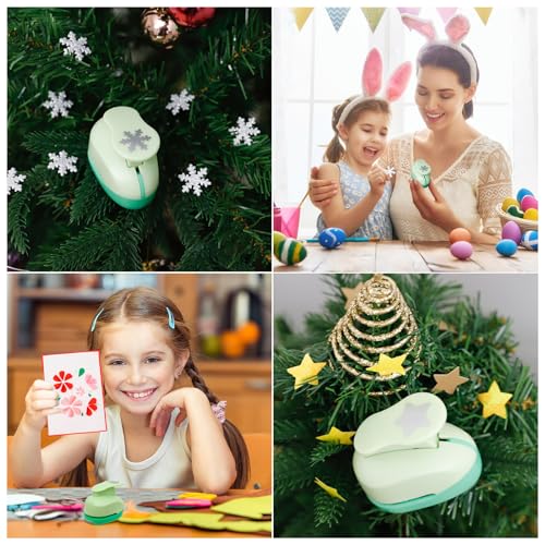 Paper Punches for Crafting Hole Punch fr Kids 1 Inch Craft Hole Punch Shape (6 Count)
