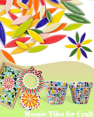 200g Ceramic Petals Bulk Mosaic Tiles for Craft