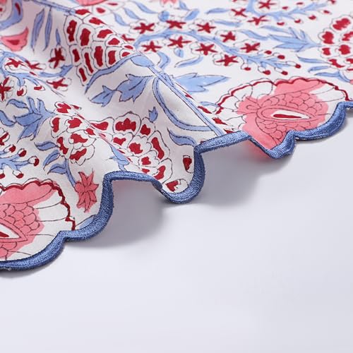 Hand Block Print Cloth Napkins (4.2329 Ounce)