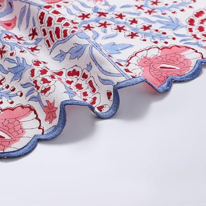Hand Block Print Cloth Napkins (4.2329 Ounce)