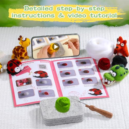 Needle Felting Wool Kit Felting Kit
