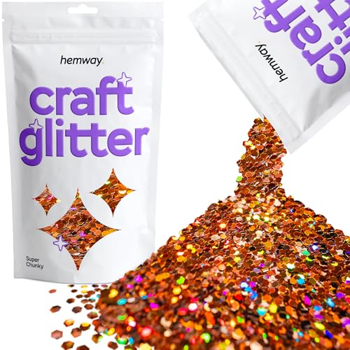 Craft Glitter Bronze Brown Holographic 100g Super Chunky Glitter (3.5 Ounce)