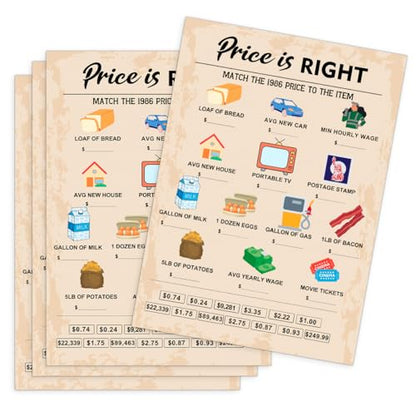 40th Birthday Party Games (31 Count)