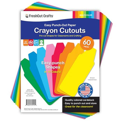 Crayon Cutouts (60 Count)